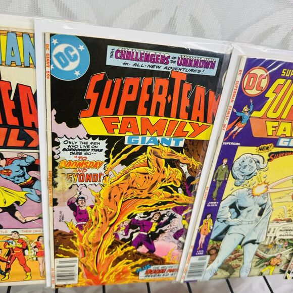 Superman Family 180 202 206 208-210 & Super Team Giant 6-7 9 Lot Bronze Age Lois - Picture 3 of 7